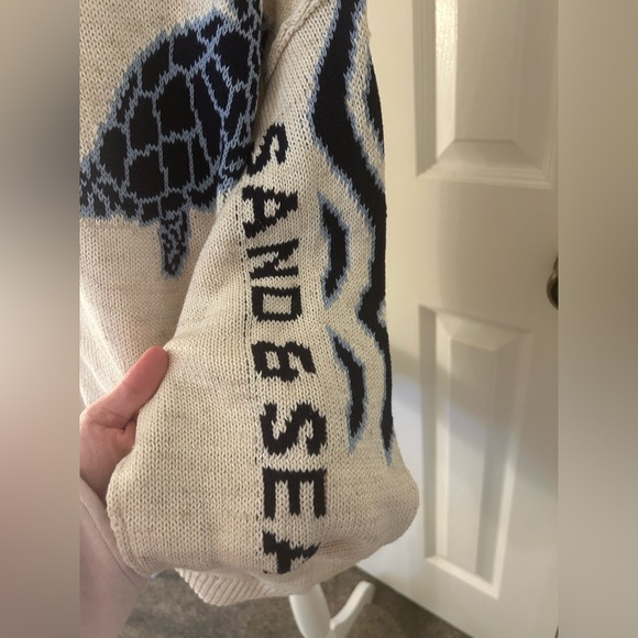 Anthropologie Pilcro Relaxed Sea Turtle Cardigan NWT! - Picture 15 of 16